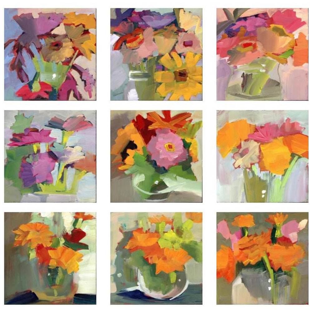 Painting-with-six-differnt-flower-images